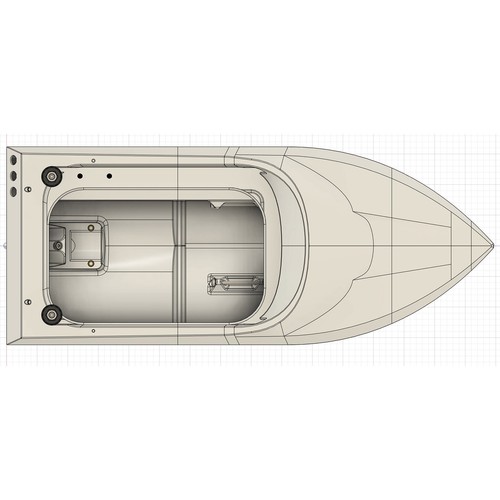 Brushless jet boat - 1:10,