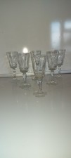 Set vintage cut glass wine - vintage,