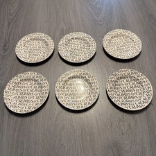 6 x Emma Bridgewater Tea Plates 6.5" Toast & Marmalade Crumbs 