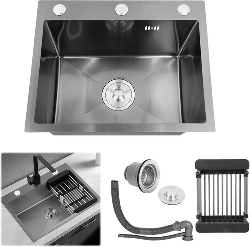 40x50cm black kitchen sink - 40x50cm,