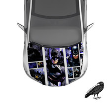 Batman Arkham Comic Hood Wrap