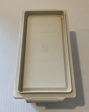 Vintage Tupperware Butter Dish Keeper 638 Harvest Gold w/ Base 639 Almond