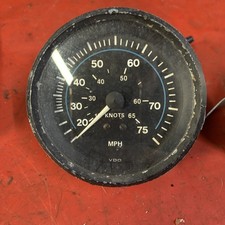 Vintage VDO Knots Gauge &