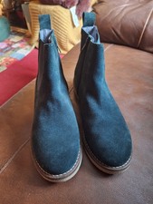 BN SEASALT CORNWALL SUEDE WINDING LANE ANKLE BOOTS VERT GREEN SIZE 4 RRP £99.95