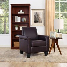 Modern Faux Leather Accent