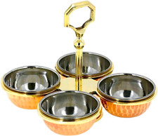Copper Chutney Tray Gold