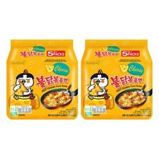 BBD: 12.11.2025, Samyang Cheese Hot Chicken Instant Noodles 140g (Pack of 10)