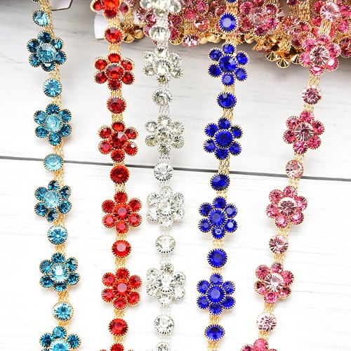 Crystal rhinestone chain - rhinestone, trim
