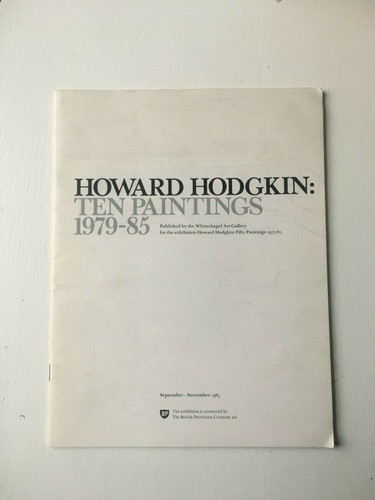 Howard hodgkin ten - hodgkin, paintings