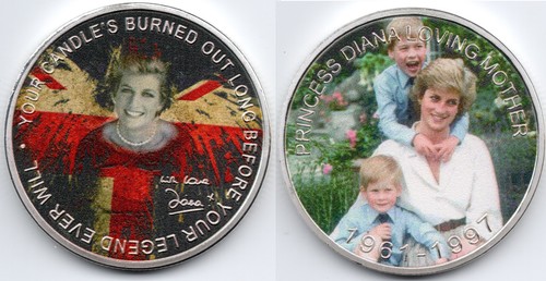 Diana silver coin union jack - ,
