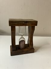 Vintage Wooden Sand Egg Timer Hourglass ⌛️ 