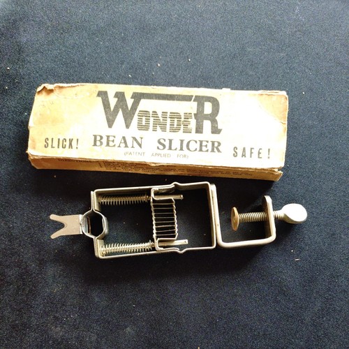 Vintage wonder bean slicer - wonder,