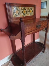 Edwardian oak hall