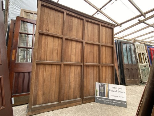 Antique oak wall panelling - panelling,