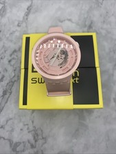 Swatch Big Bold Ceramic SB03P100 C-Pink Original box & receipt