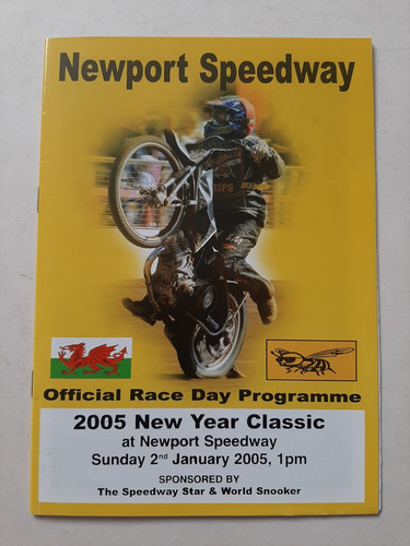 Speedway programme newport new - programme,