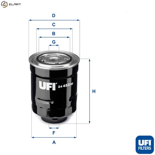 Fuel filter 452 for - fuel,