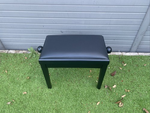 Black piano chair adjustable - chair,