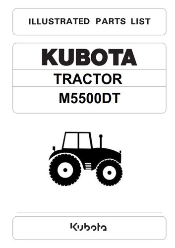 Kubota tractor m5500dt - kubota,