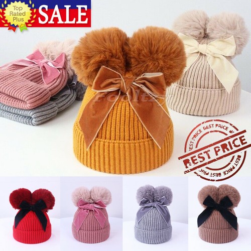 Newborn baby knit hat kids - baby,