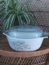 Pyrex England Blue Iris