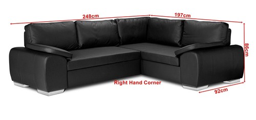 Enzo corner sofa bed - enzo,