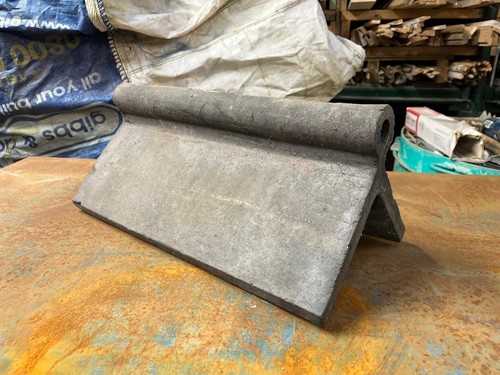 Blue rolled ridge tile - ridge,