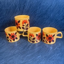 4x  Iconic MCM Mugs 1960s 70s