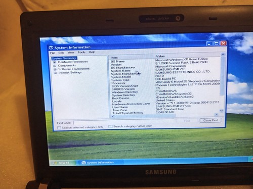 Samsung nc10 netbook 2gb - samsung,