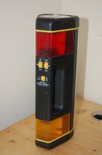 Woolworths Battery Tube Lantern Torch with Spotlight and Red/Amber Flashers