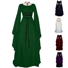 Cosplay Women Medieval Dress for Special Events and Historical Gatherings
