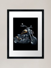 Orange Custom Chopper