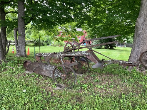 Antique farm plow bottom - antique, plow.