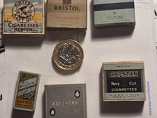 Miniature Cigarette Box  Advertising Players Navy Cut  Complete 20 Bakelite Cigs