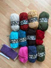 839g Mullti mix colour oddments Stylecraft Life DK yarn knitting crochet wool