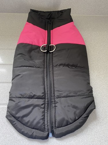 Small padded dogs coat - -, pink/