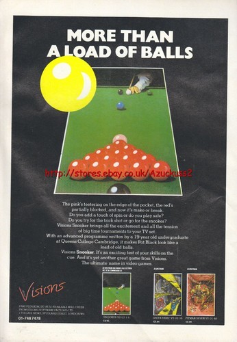 Visions snooker vintage - snooker, "vintage