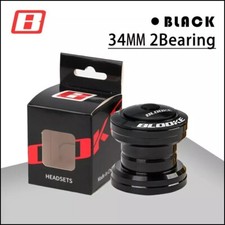 BLOOKE 34MM MTB Headset 2 Bearing Sealed For 28.6mm Threadless Fork Stem Black