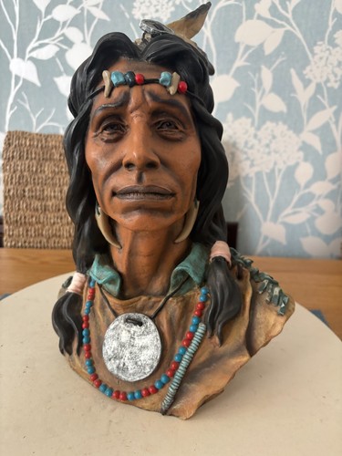 Large red indian native - indian,