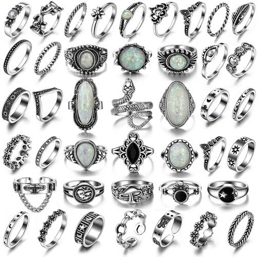 Vintage silver knuckle rings - vintage,