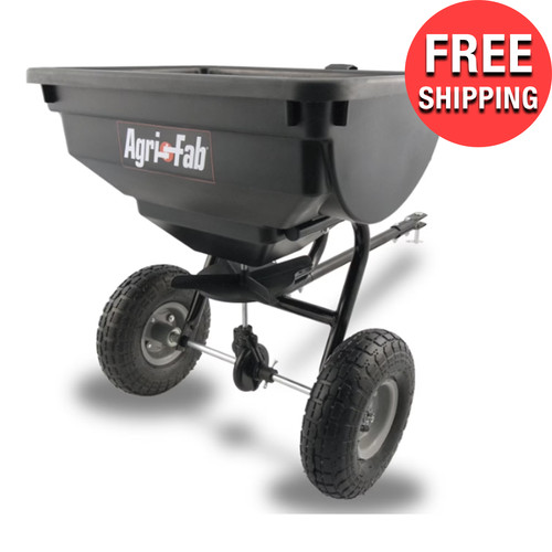 Pull behind broadcast - pull, spreader