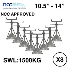 Static Caravan Axle Stands 8x