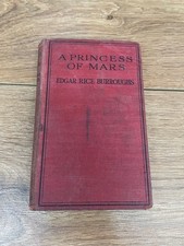 RARE - A PRINCESS OF MARS by EDGAR RICE BURROUGHS - 1920 Antique Hardback