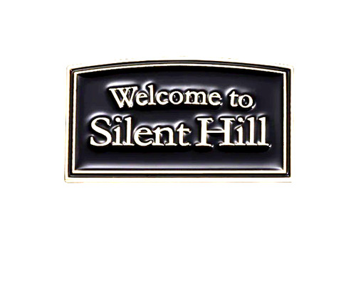 Horror game town brooch pin - game,