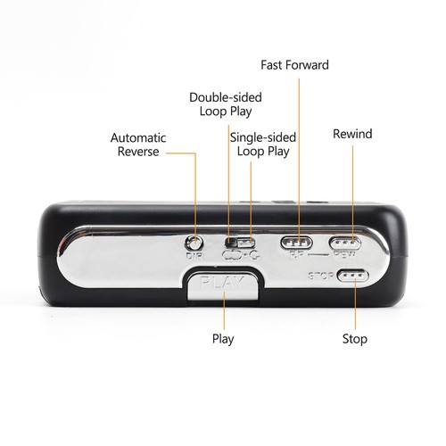 Mini cassette player tape - player,