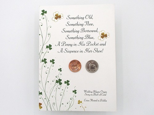 Irish wedding coins penny for - coins,