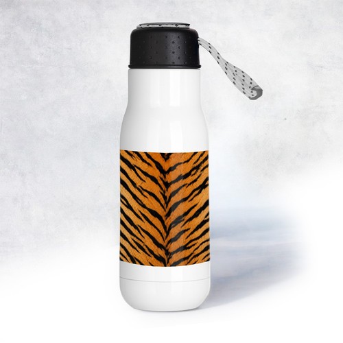 Tiger print stainless steel - stainless,