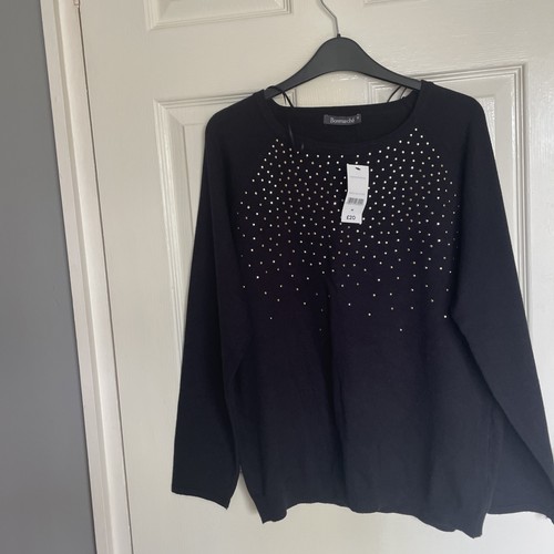 Bonmarche black beaded - black,