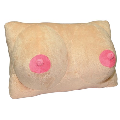 Funny boobs pillow - pillow, comfy