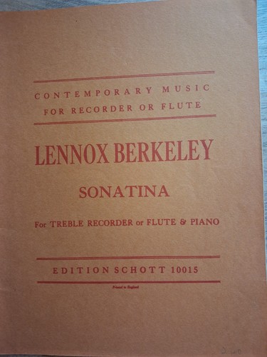 Lennox berkeley sonatina - lennox, for